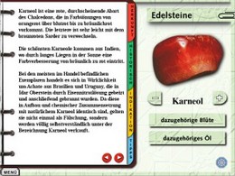 Menü Edelsteine - Bitte klicken zum Vergrößern Edelsteintherapie